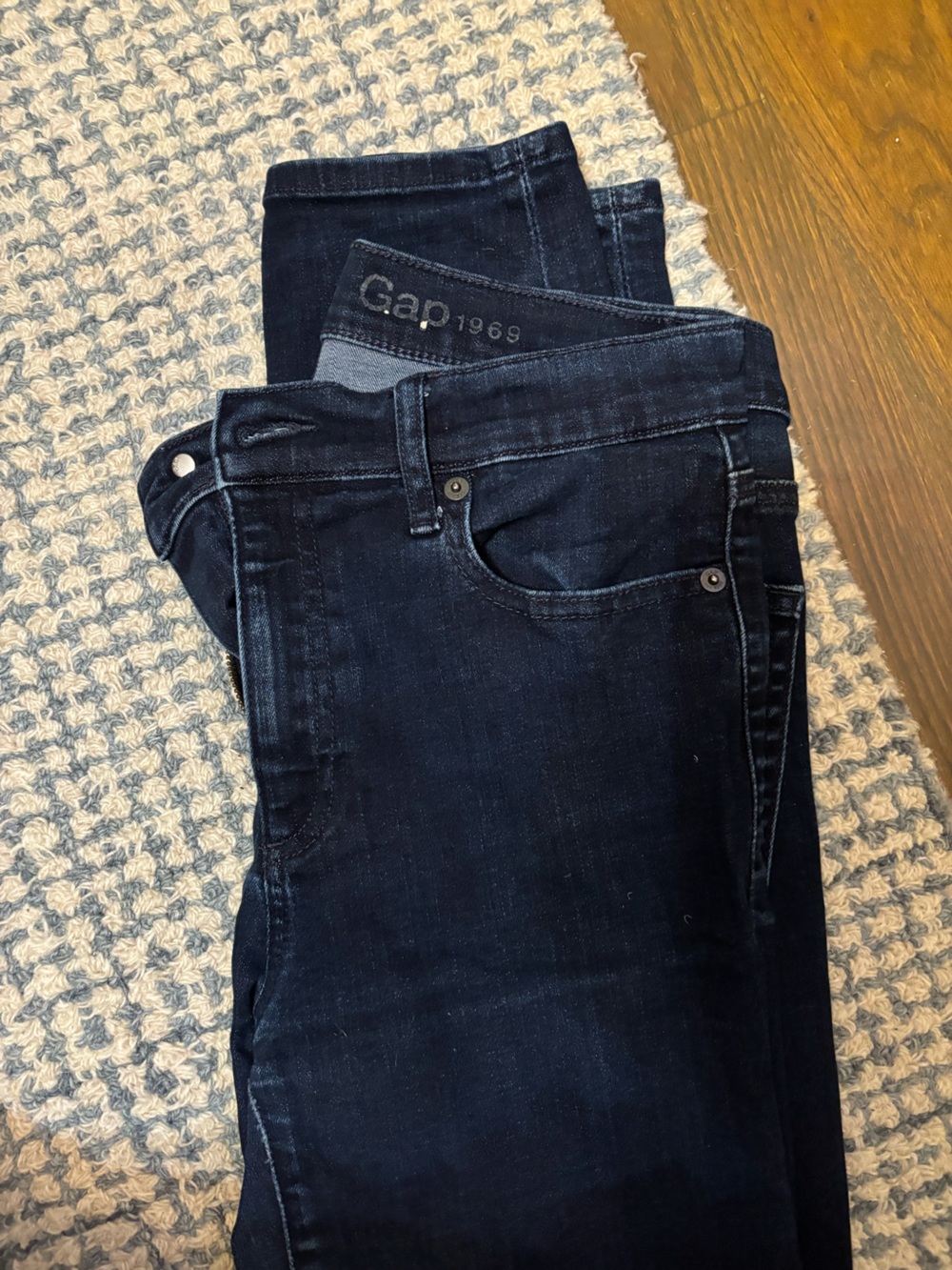 GAP 1969 Blue Resolution True Skinny Jeans